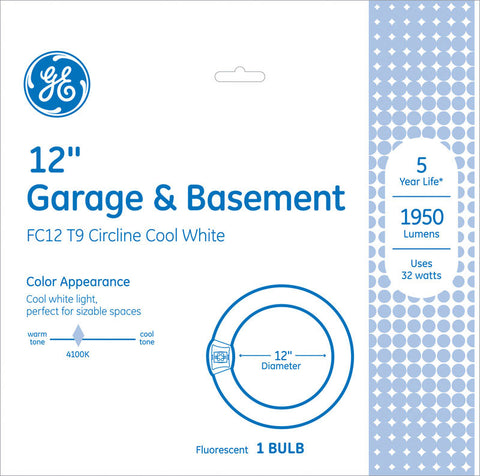 GE Garage and Basement Circline Bulb 32W