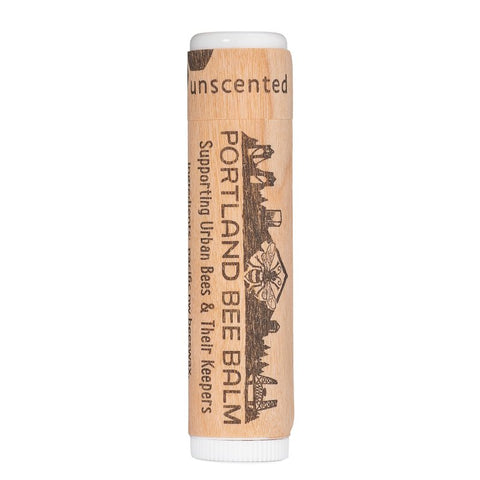 Portland Bee Balm 102 Lip Balm, Unscented, Pack of 24
