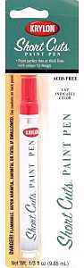 Krylon Short Cuts KSCP912 Paint Pen, Chisel Tip, Glow Orange