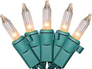 Sylvania V4000-49 Light Set, Christmas, 120 V, 40.8 W, 100-Lamp, Incandescent Lamp, Clear Lamp, 1000 hr Average Life