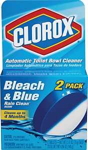 Clorox 30900 Toilet Bowl Cleaner, Solid, Citrus, Floral, Dark Blue, Pack of 6