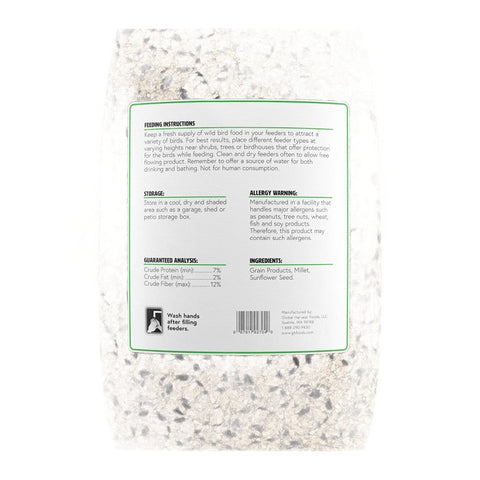 Audubon Park 15529 Blend with Millet and Sunflower Seed Wild Bird Food, 20 lb