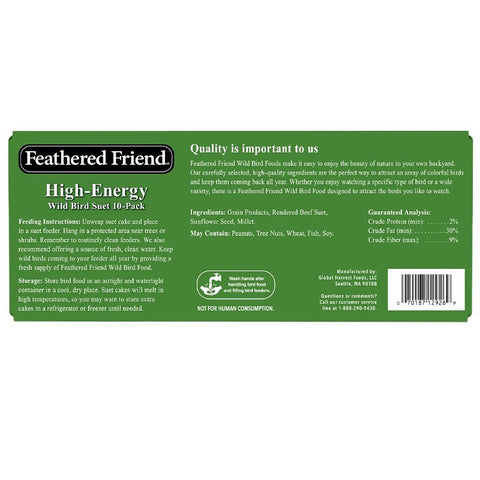 Feathered Friend 14380 Wild Bird Suet, Cake