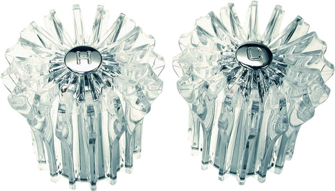 Danco 88261 Faucet Handle, Acrylic, For: Price Pfister Marquis Two Handle Tub and Shower Faucets