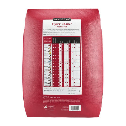 Feathered Friend 14407 Safflower Seed Flyers Choice, 40 lb Bag