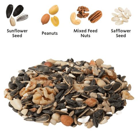 Feathered Friend Chickadee's Choice 14409 Safflower Seed Wild Bird Food, 4 lb, Blended, Bag