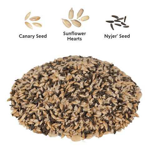 Feathered Friend Finch Delight 14396 Sunflower Kernel Wild Bird Food, 5 lb, Blended, Bag
