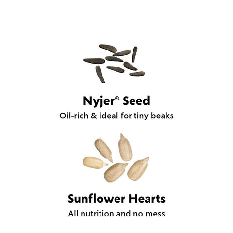 Feathered Friend Finch Delight 14396 Sunflower Kernel Wild Bird Food, 5 lb, Blended, Bag