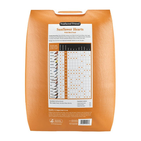 Feathered Friend 14414 Sunflower Hearts, 20 lb, Bag