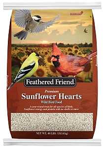 Feathered Friend 14415 Sunflower Hearts, 40 lb