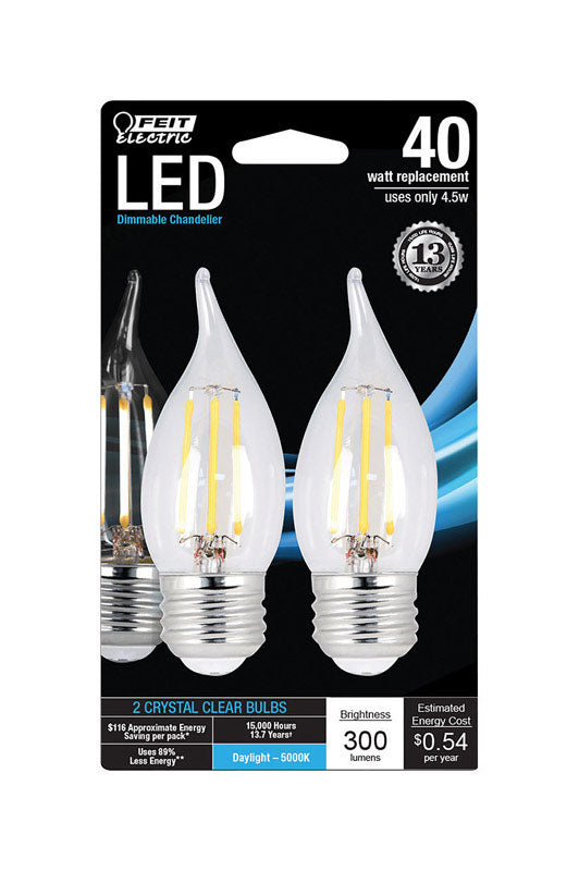 FEIT Electric Performance LED Bulb 4.5 watts 300 lumens 5000 K Chandel ...
