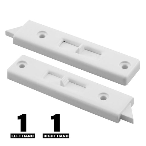 Prime-Line F 2671 Tilt Latch, Plastic, 1/PR, Includes: (1) Left Hand Latch, (1) Right Hand Latch, Fastener, Pack of 6