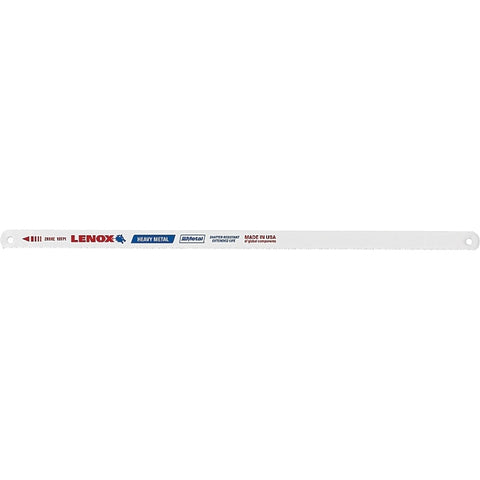 Lenox 20144V218HE Hacksaw Blade, 1/2 in W, 12 in L, 18 TPI, Steel Cutting Edge