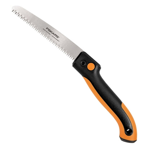 Fiskars 390680-1001 Pruning Saw, 7 in Blade, Steel Blade, Resin Handle, Soft Grip Handle, 21-1/2 in OAL