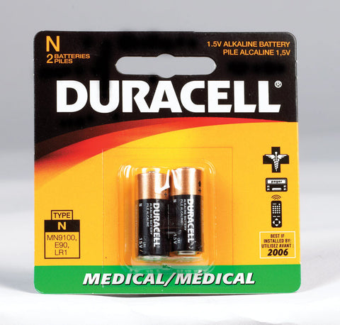 Duracell Alkaline Medical Battery N 1.5 volts 2 pk