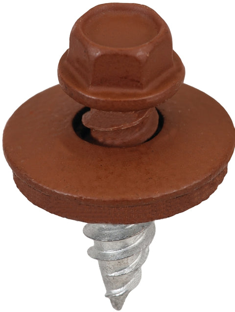 Acorn International SW-SS1234BN250 Stitch Screw, #12 Thread, High-Low Thread, Hex Drive, Piercing, Self-Tapping Point, 250/BAG