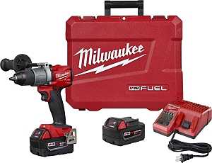 Milwaukee M18 FUEL 2803-22 Drill/Driver Kit, Battery Included, 18 V, 1/2 in Chuck, Ratcheting Chuck