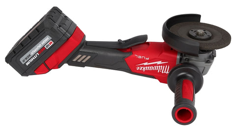 Milwaukee M18 FUEL Series 2880-22 Angle Grinder Kit, Battery Included, 18 V, 6 Ah, 5/8-11 Spindle, 4-1/2, 5 in Dia Wheel