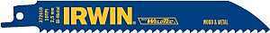 Irwin 372610P5 Reciprocating Saw Blade, 6 in L, 10 TPI, Cobalt/Steel Cutting Edge