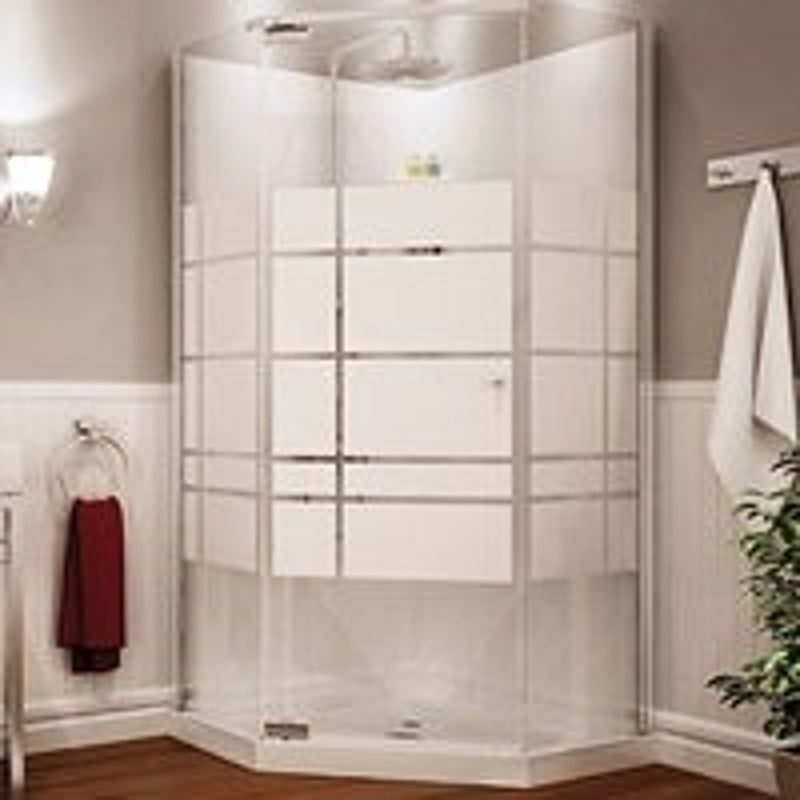 Shower Shell MAAX 105618-000-129102 Shower Kit, 36 in L, 36 in W, 72 in H, Polystyr ...