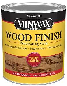 Minwax 700444444 Wood Stain, English Chestnut, Liquid, 1 qt, Can