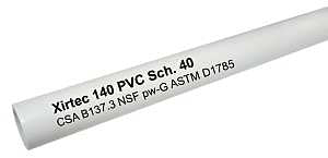 IPEX 022748 Pipe, 1/2 in, 10 ft L, SCH 40 Schedule, White