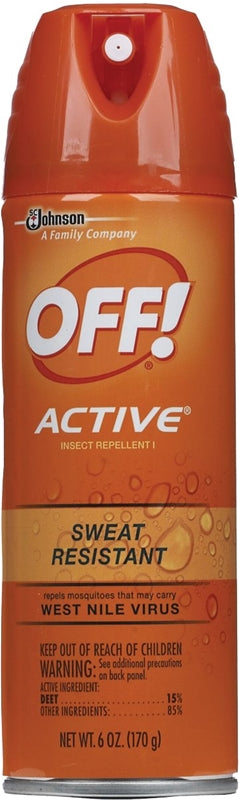 OFF! Active 1810 Insect repellent, 6 oz, Pleasant, Aerosol, 84.4 %