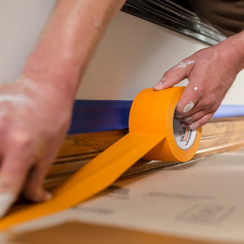 Ram Board RBET 2.5-180 Edge Tape, 2.5 in W, 180 ft L, Orange