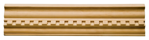 Waddell MLD355 Crown Moulding, Dentil Pattern, Zinc, Pack of 10