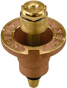 Orbit 54072 Sprinkler Head with Nozzle, 1/2 in Connection, FNPT, 15 ft, Brass, Pack of 25