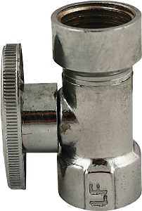 Plumb Pak PP57PCLF Shut-Off Valve, 1/2 x 7/16 in Connection, FIP x Compression