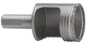 Lenox Diamond 1211416DGDS Hole Saw, 1 in Dia, 1-1/8 in D Cutting, 3/8 in Arbor