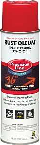 Rust-Oleum 203038 Inverted Marking Spray Paint, Safety Red, 17 oz, Can