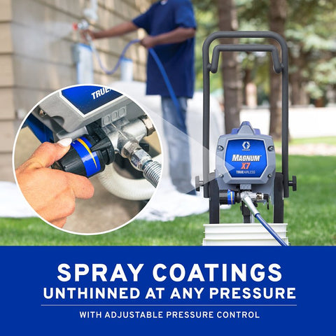 Graco 262805 Electric TrueAirless Sprayer, 0.625 hp, 25 ft L Hose, 0.017 in Tip, 1/4 in Dia Hose, 0.31 gpm, 3000 psi