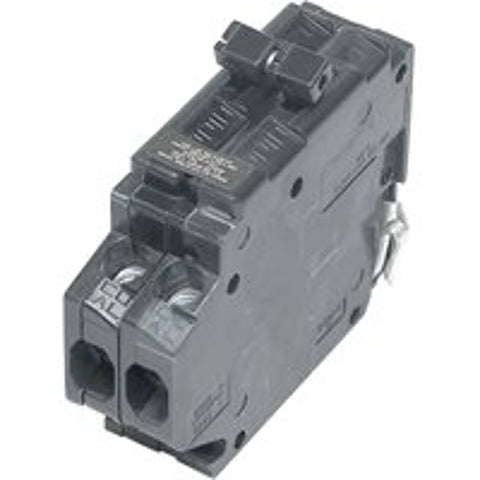 Challenger UBITBA220 Circuit Breaker, Type UBITBA, 20 A, 2-Pole, 120/240 V, Standard Trip, Plug Mounting, Black