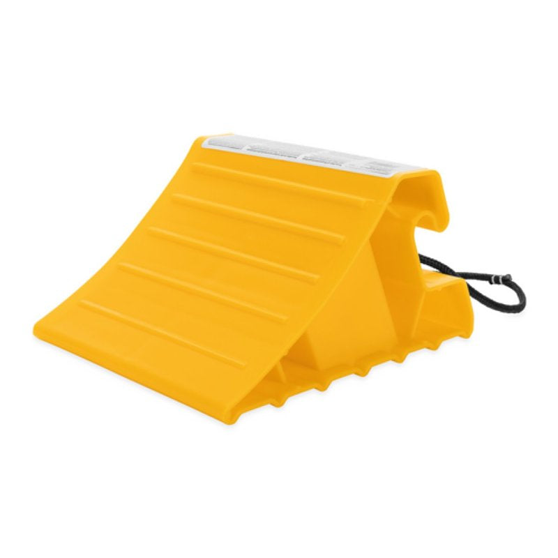 Camco USA 44475 Super Wheel Chock with Rope, Plastic, Yellow – Shell ...