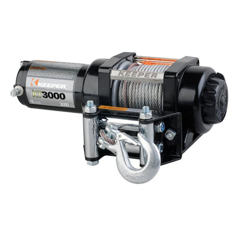 Keeper KT3000 Winch, Electric, 12 VDC, 3000 lb