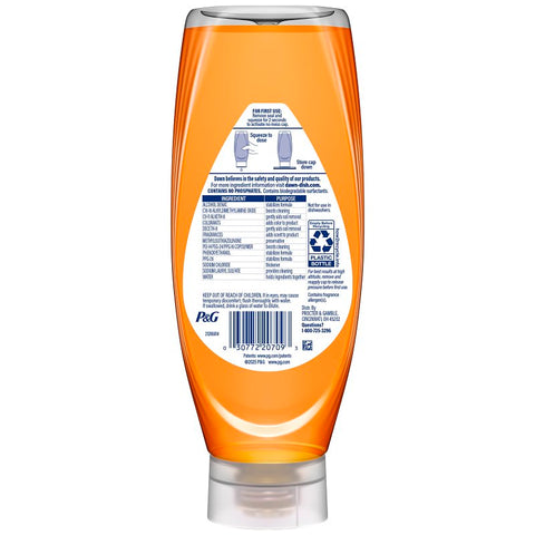 Dawn 52068 Antibacterial Hand Soap, 22 fl-oz Bottle, Liquid, Orange, Clear Orange, Pack of 8