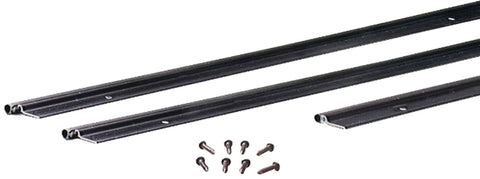 M-D 68437 Jamb Weatherstrip Kit, 7/8 in W, Aluminum/Vinyl