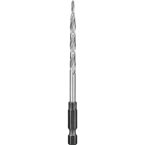 DEWALT DW2538 Drill Bit, 11/64 in Dia, 3-1/2 in OAL, Countersink, Spiral Flute, 2-Flute, 1/4 in Dia Shank, Hex Shank
