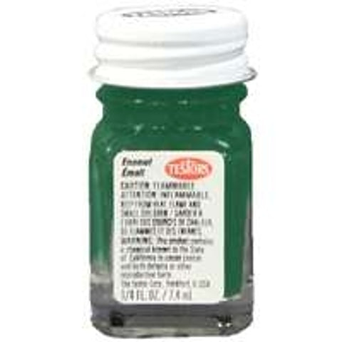 Testors 1124TT Enamel Paint, Gloss, Green, 0.25 oz Bottle
