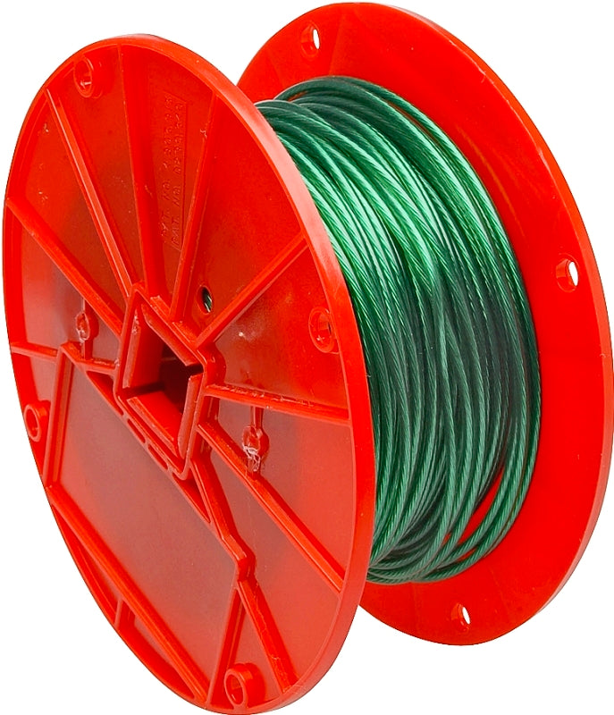 Campbell 7000197 Aircraft Cable, 1/16 in Dia, 250 ft L, 28 lb Working ...