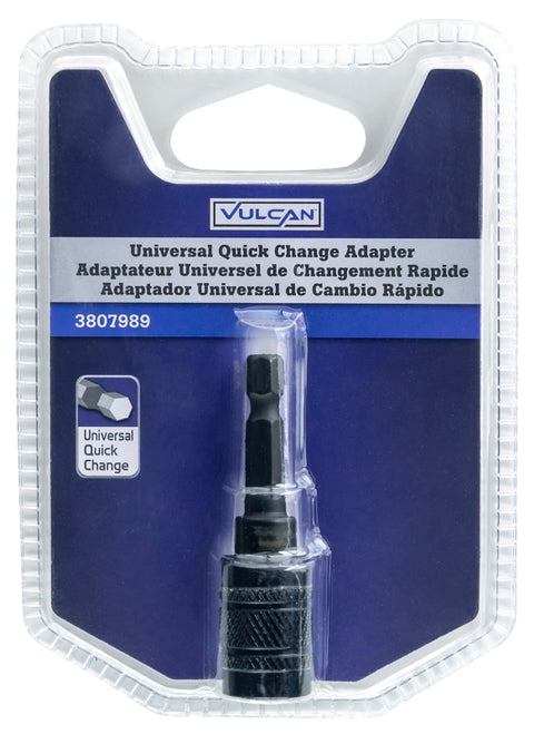 Vulcan 804031OR Universal Quick-Change Adapter Drill Bit, HSS, Bright Finish