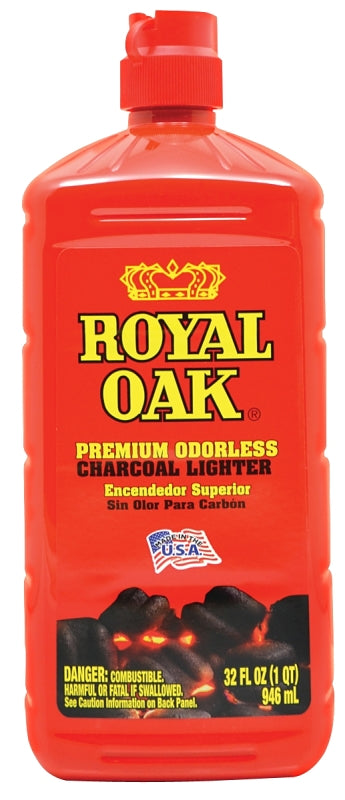 Royal Oak 200-294-065 Charcoal Lighter Fluid, Liquid, 32 oz, Pack of 12
