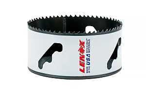 Lenox Speed Slot 3006464L Hole Saw, 4 in Dia, 1-7/8 in D Cutting, 5/8-18 Arbor, 4/5 TPI, Bi-Metal Cutting Edge