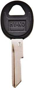 Hy-Ko 12005B49 Key Blank, Brass, Nickel, Pack of 5