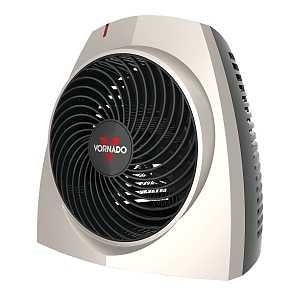 Vornado EH1-0092-69 Vortex Electric Heater, 12.5 A, 120 V, 1500 W, 3-Heating Stage, Black/Champagne