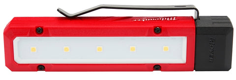 Milwaukee ROVER 2108 Flood Light, 3 V, 5-Lamp, LED Lamp, White Light, 300 Lumens, Plastic Fixture