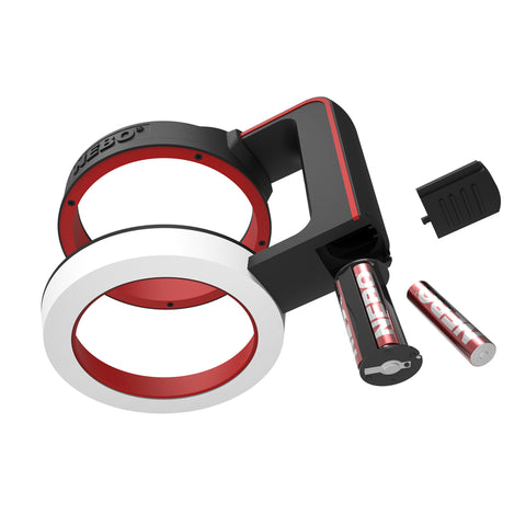 NEBO 350 lm Black/Red Flashlight Lantern