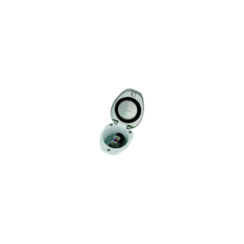 Scandvik 12134 316 Stainless Steel Recessed Transom Shower Mixer